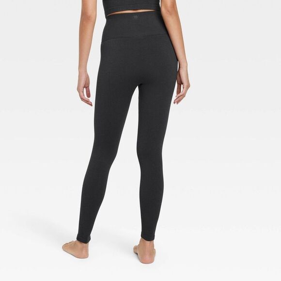 All in Motion -  Women's Leggings Ankle Moisture Wick Black - Picture 2 of 4